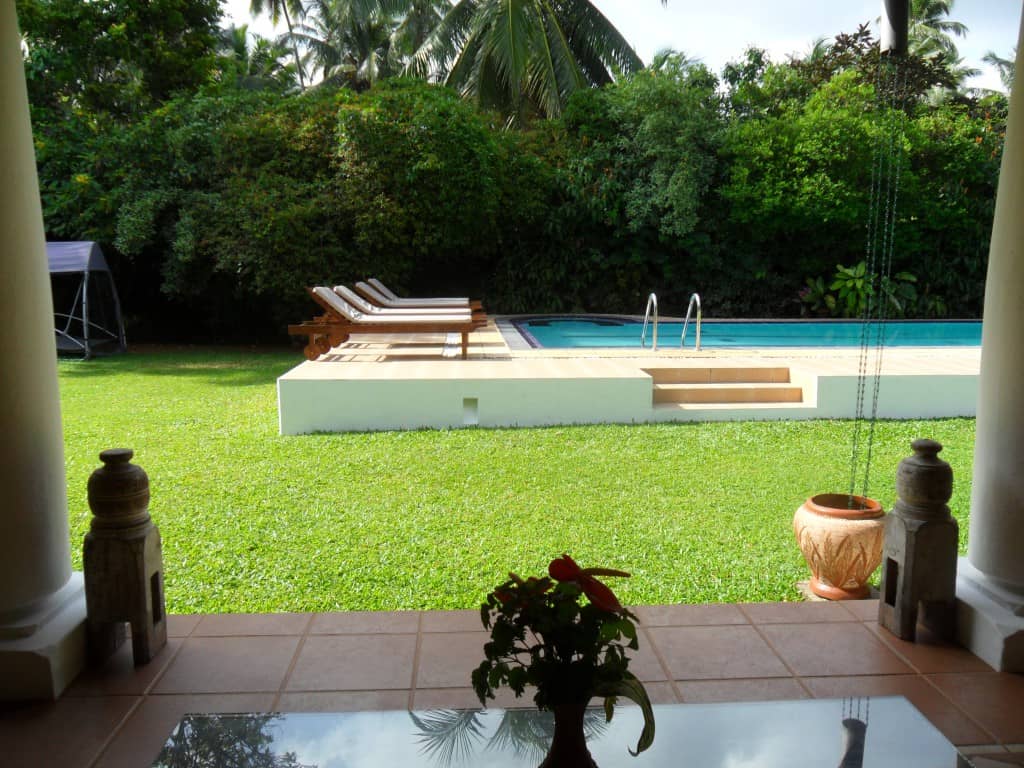 Der Pool der Villa Green Inn in Negombo, Sri Lanka