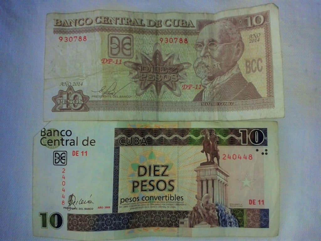 Geld auf Kuba die Handhabung der beiden Währungen unsere Anleitung
