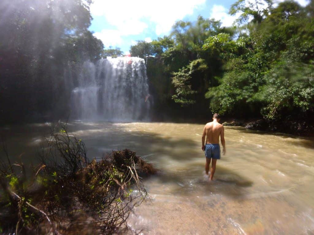 Wasserfall Llanos del Cortez in Liberia in Costa Rica