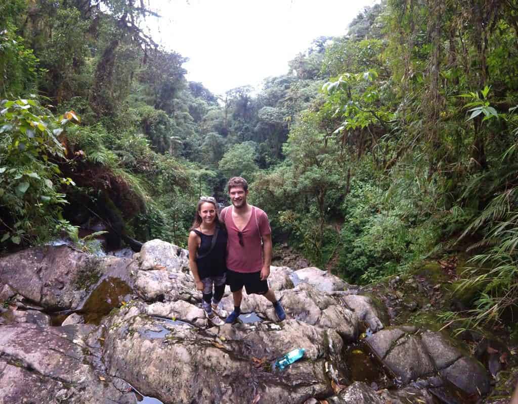 Wasserfall auf dem Lost Waterfalls Trail in Boquete