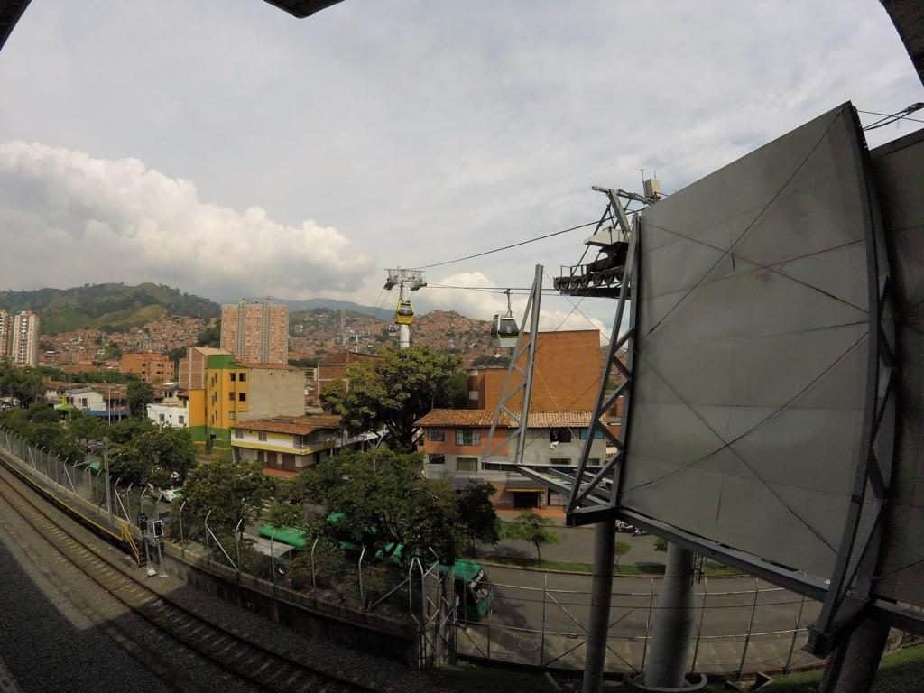 Die Seilbahn in Medellin