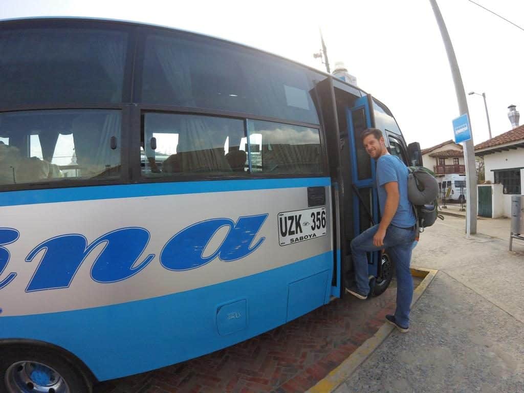 Transport in Kolumbien Touristenshuttle