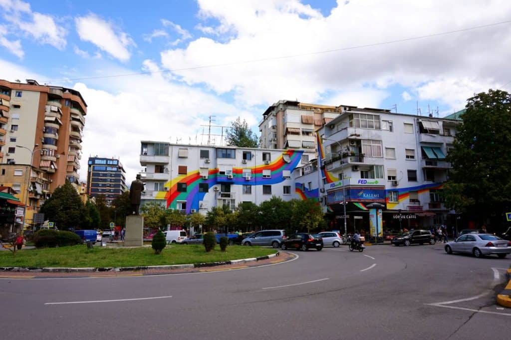 Ish Blloku Tirana Albanien hippes Viertel