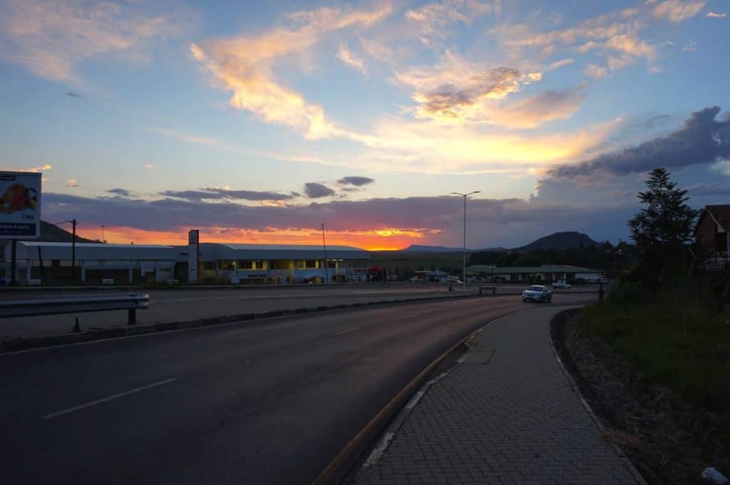 Anreise Lesotho Reisebericht Hauptstadt Maseru