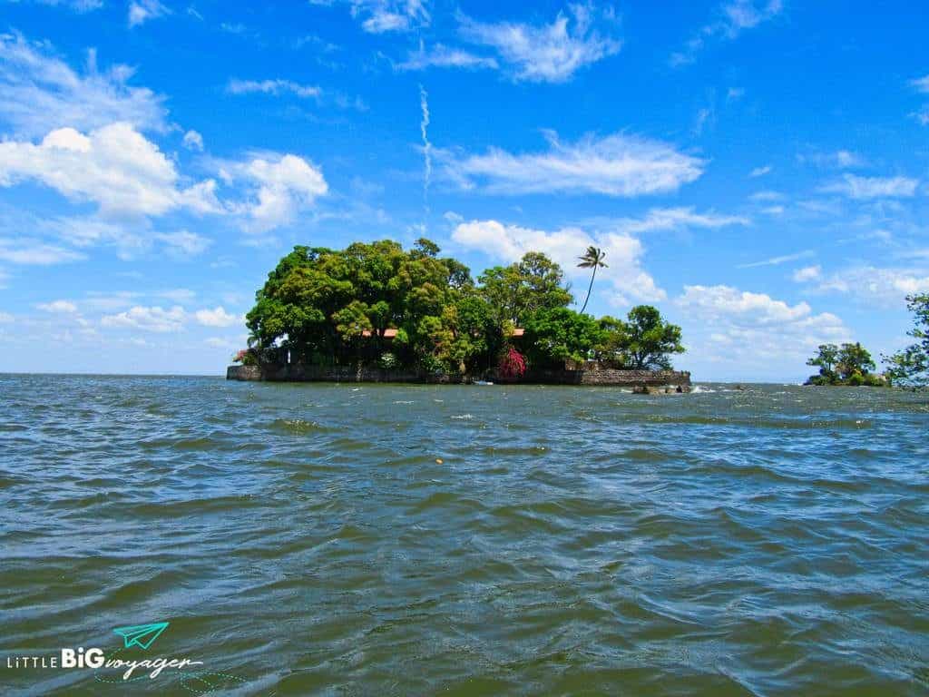 Eine kleine Insel im Nicaraguasee