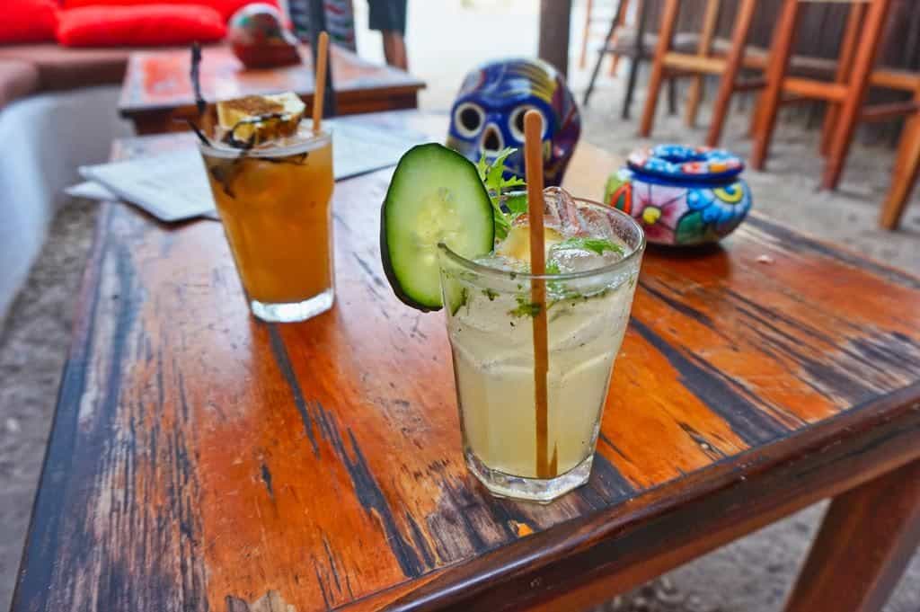 Cocktails bei Viva Zapata auf der Isla Holbox