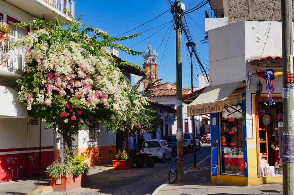 Eine zauberhafte Straßenecke im Centro von Puerto Vallarta