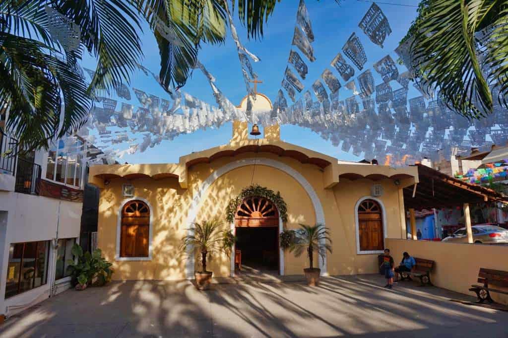 Einer der Kirchen in Sayulita