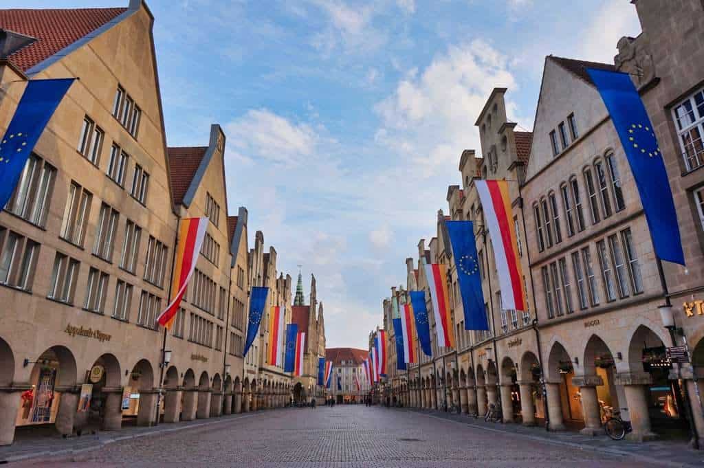 Der Prinzipalmarkt in Münster ist einfach eine Augenweide