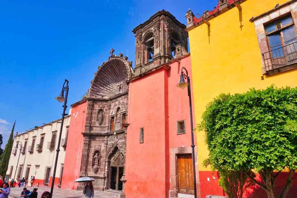 Templo de Nuestra Senora de la Salud in San Miguel de Allende in Mexico