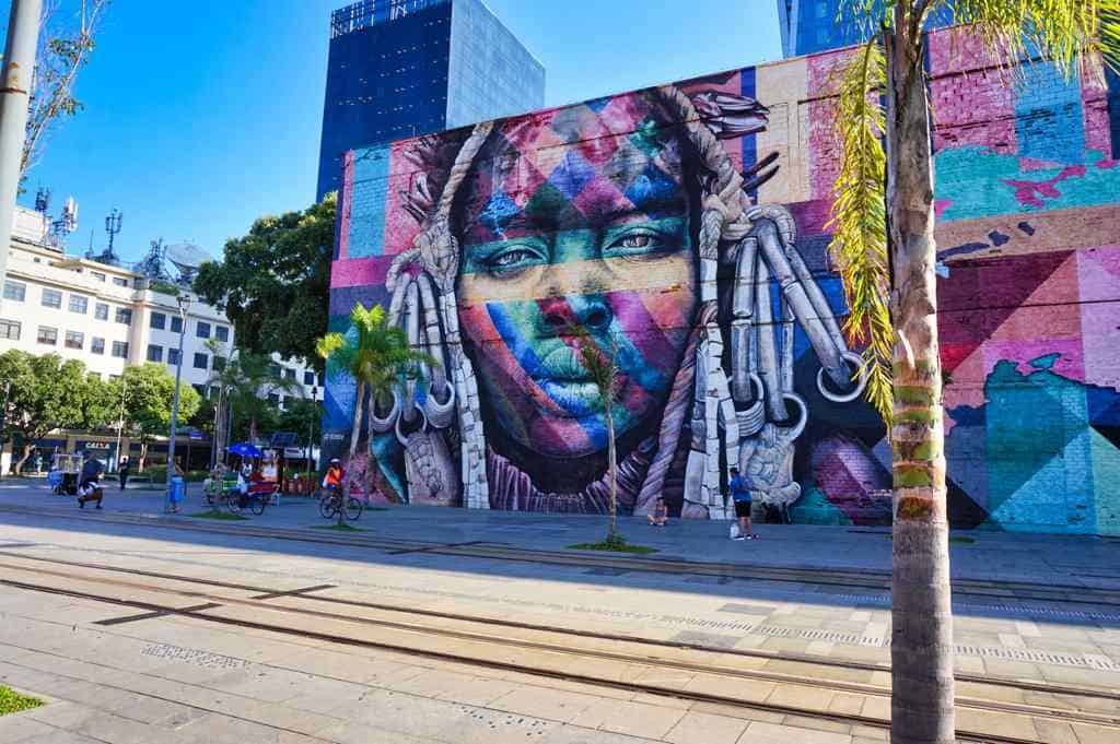 Boulevard Olimpico Mural vom Streetart Künstler Kobra