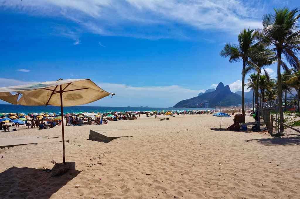 Strand Von Rio de Janeiro in Copacabana