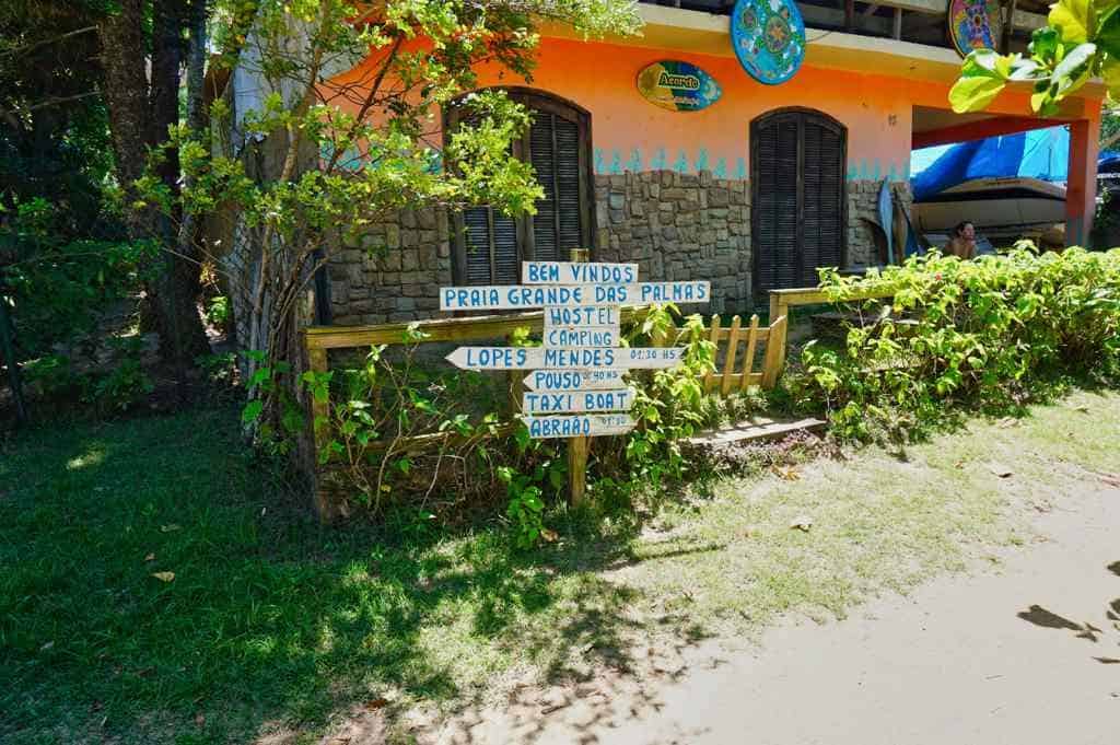 Empfehlungen für Hotels und Hostels auf der Ilha Grande.