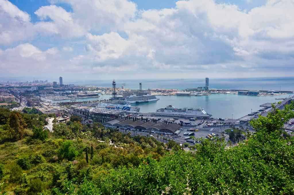 Montjuic Barcelona Aussichtspunkt