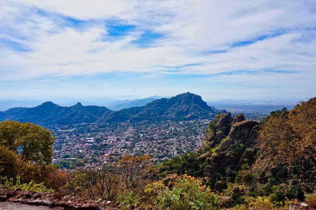 Blick auf den Nationalpark Tepozteco