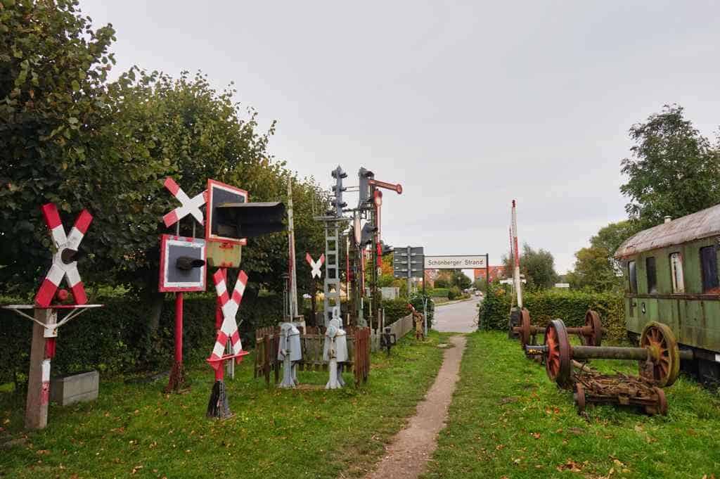 Der Museumsbahnhof am Schönberger Strand