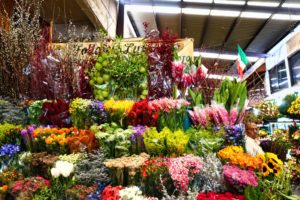 Blumenmarkt Mercado Jamaica in Mexikostadt.