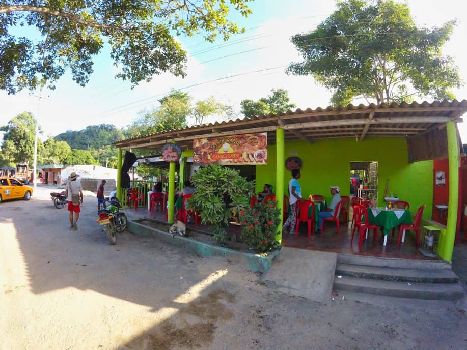 Restaurant Empfehlung El Buen Sabor in Palomino Kolumbien