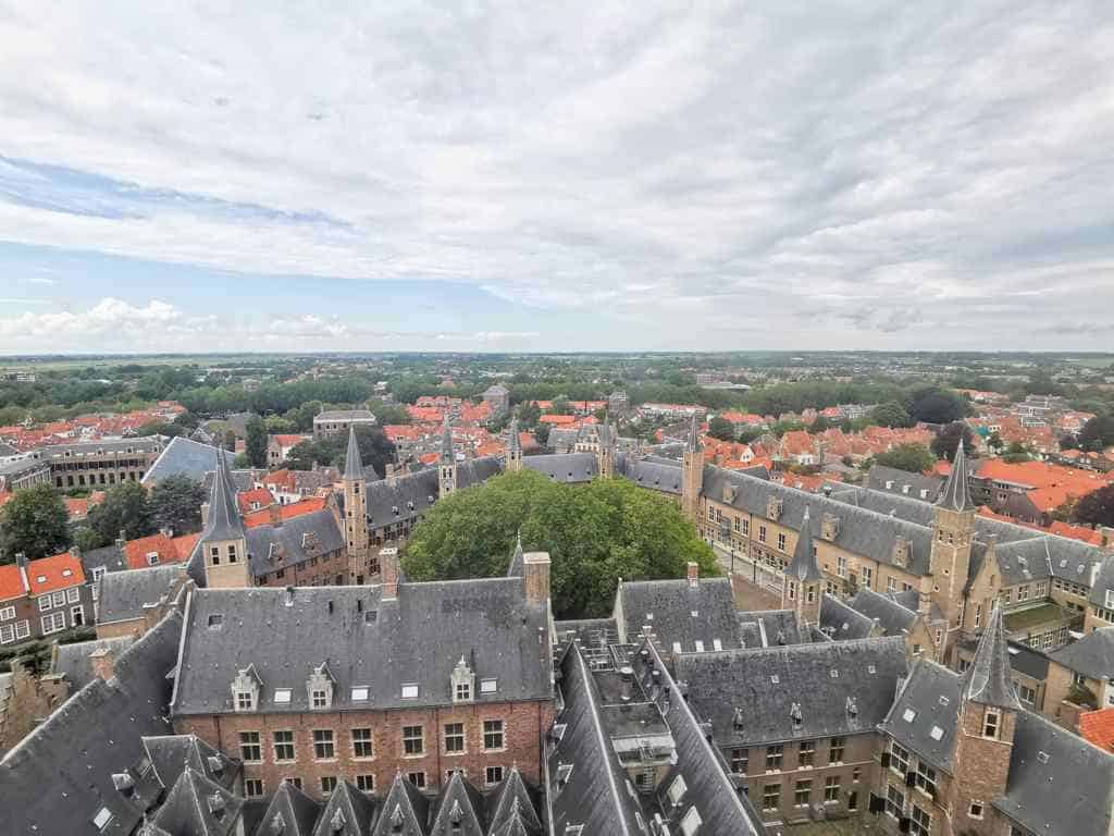 Aussicht vom Lange Jan über Middelburg