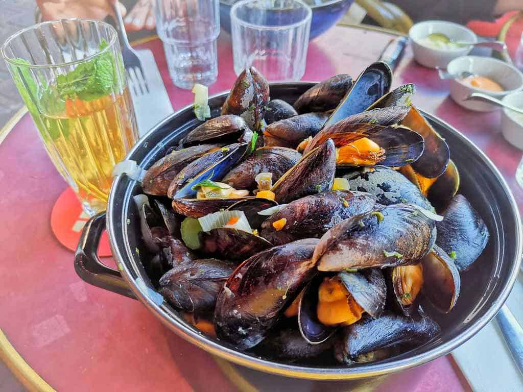 Leckere Miesmuscheln beim Restaurant Vriendschap in Middelburg