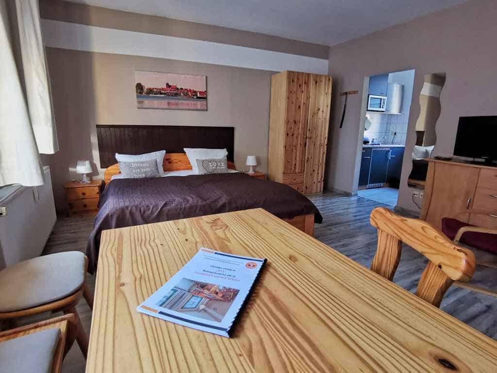 Der Blick in unsere Ferienwohnung in Waren (Müritz)