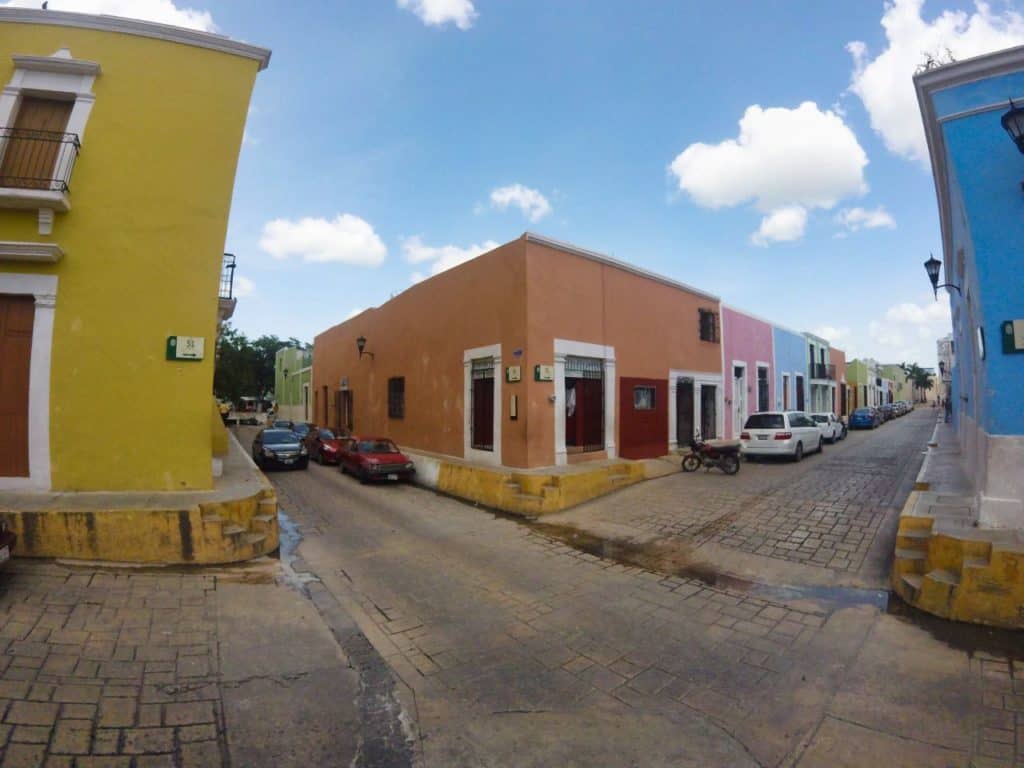 Straßen und Verkehr in Campeche in Mexiko