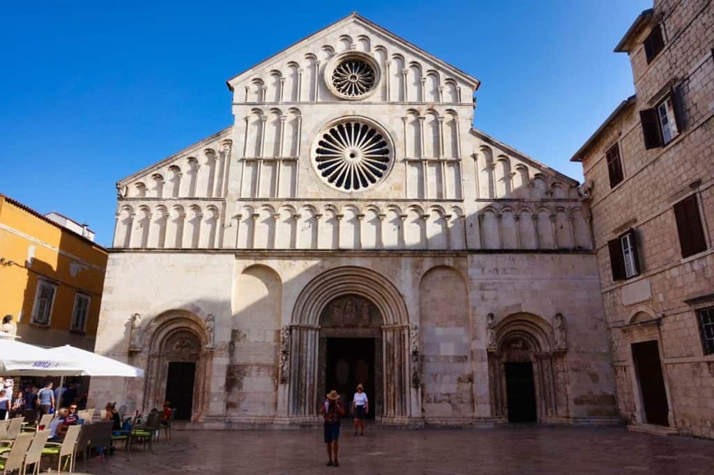 Die Kathedrale von Zadar in der Altstadt.