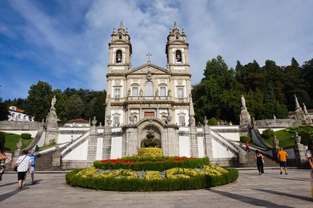 Kirche Bom Jesus de Monte in Braga in Portugal.