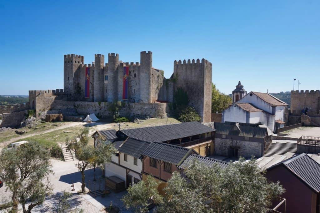 Mittelalterliche Burg von Obidos in Portugal.