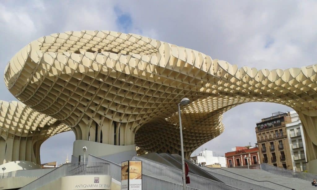 Aussichtspunkt Las Seteas ist eine Sehenswürdigkeit in Sevilla in Andalusien.