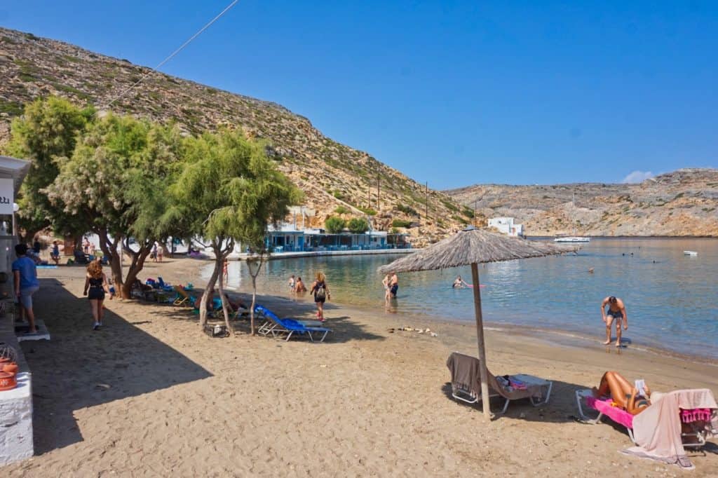 Der Cheronissos Strand auf Sifnos