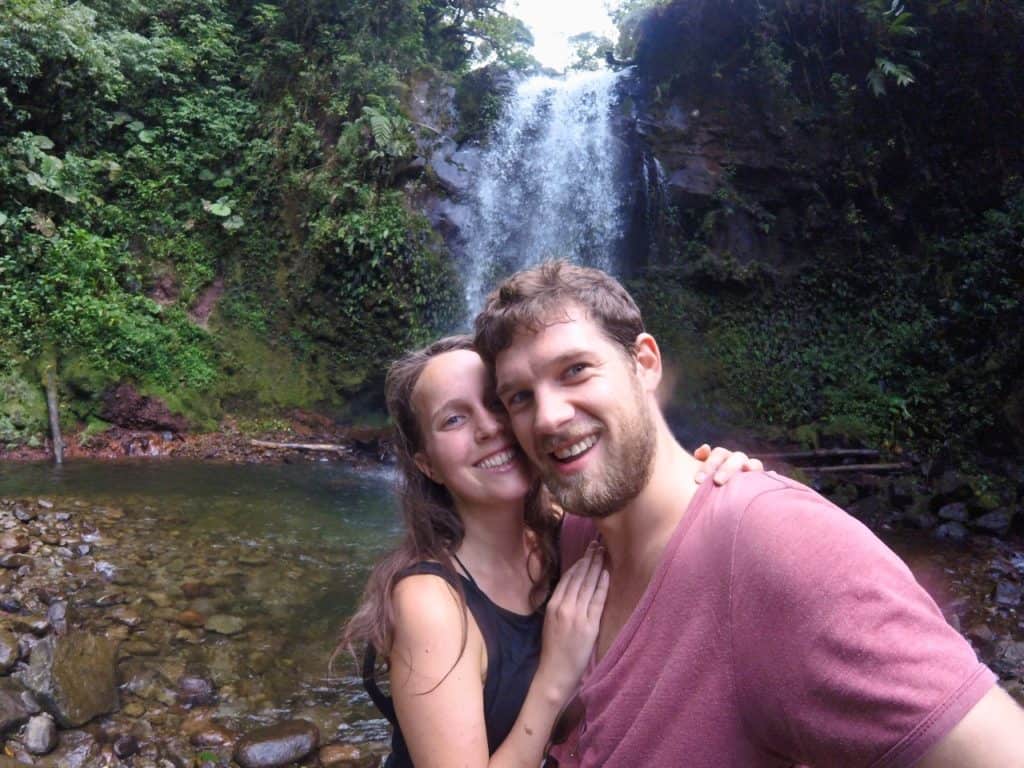 Ein Wasserfall in Boquete, Panama