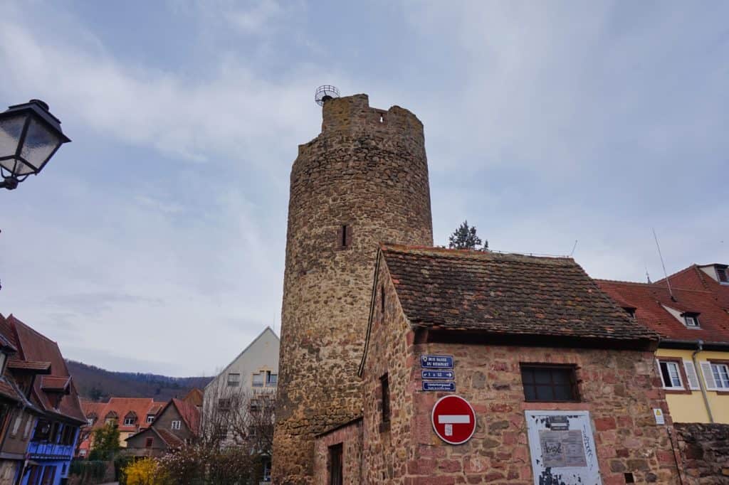 Hexenturm in Kaysersberg in der Altstadt.