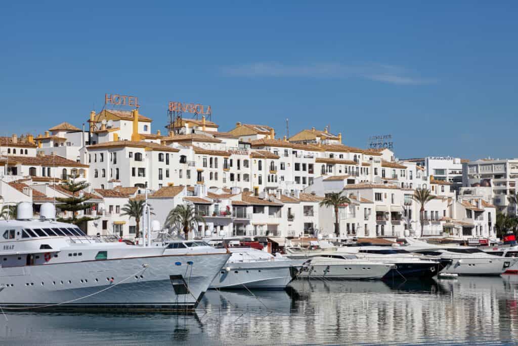 Yachthafen von Marbella in Puerto Banus.