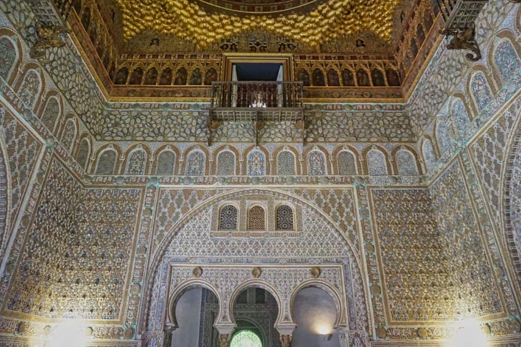 Salon de los Embajadores im Real Alcazar de Sevilla in Spanien.