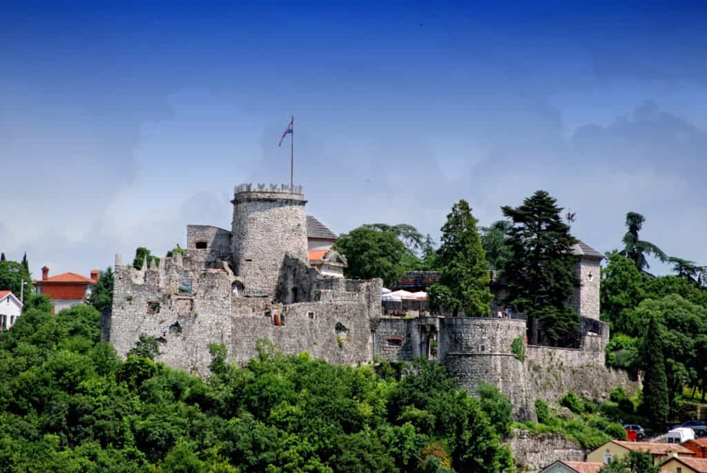 Burg Trsat in Rijeka, Kroatien.