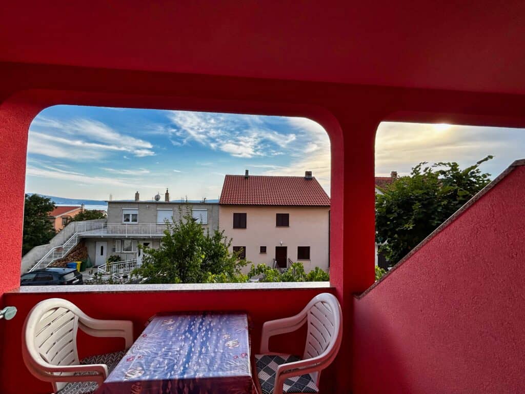 Ferienwohnung mit Balkon in Crikvenica Kroatien.