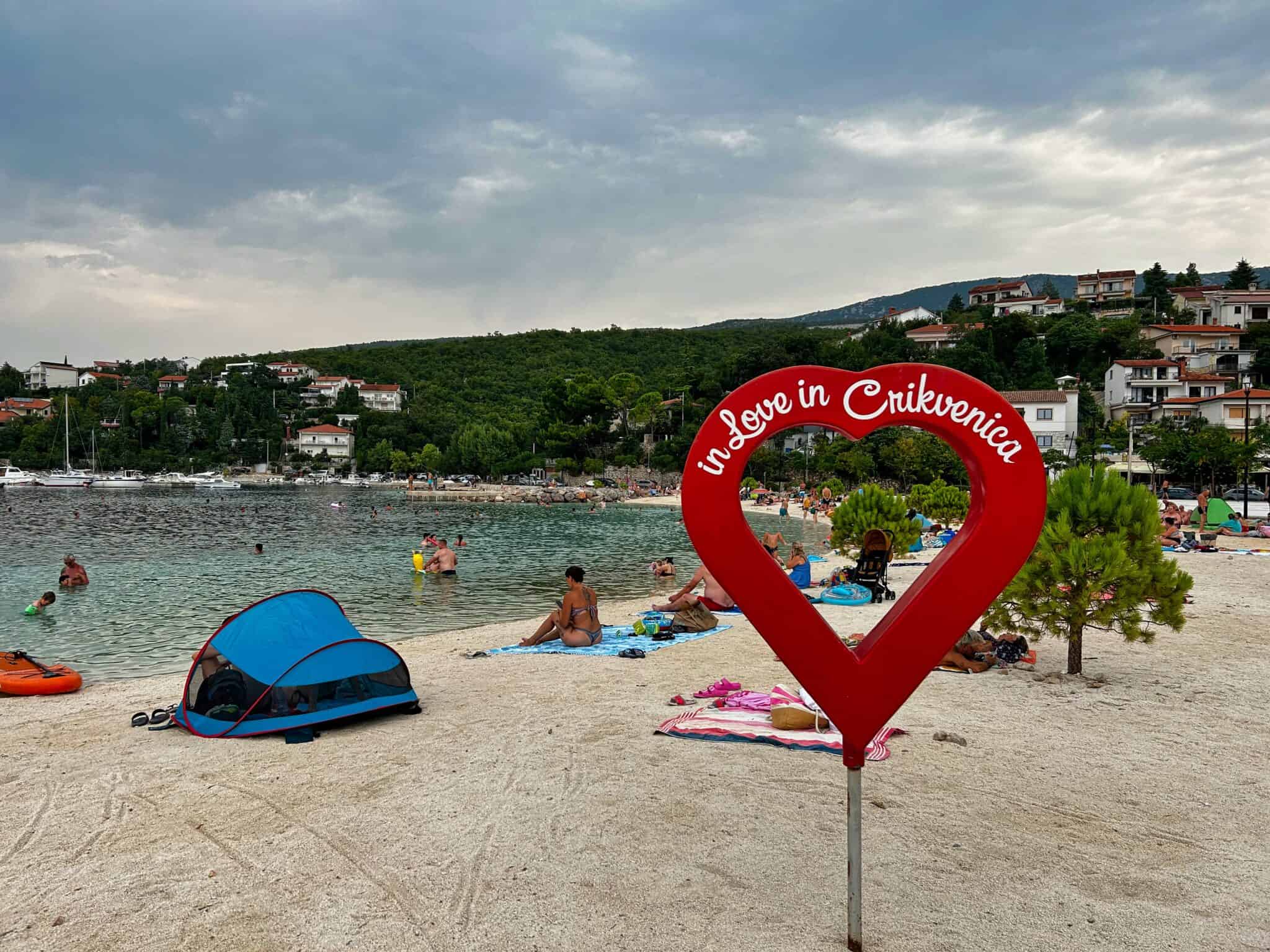 Strand Guide Crikvenica Kroatien (+Karte) • Reiseberichte für deinen Urlaub