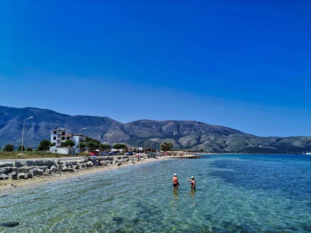 Strand bei Vlora ist der Orikum Beach.