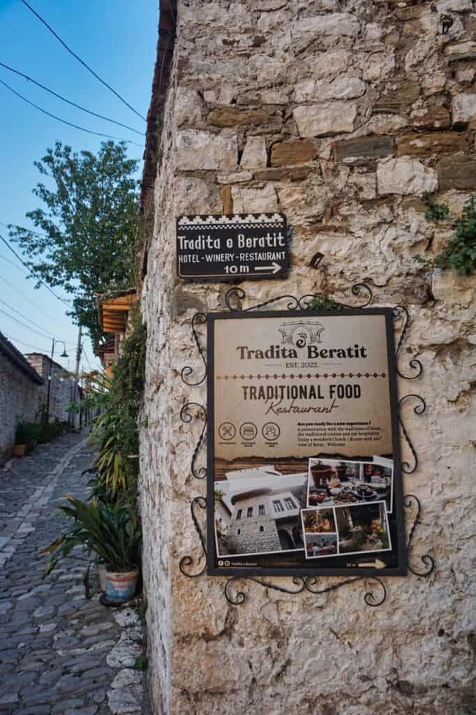 Tradita e Beratit ist unser Restauranttipp in Berat.