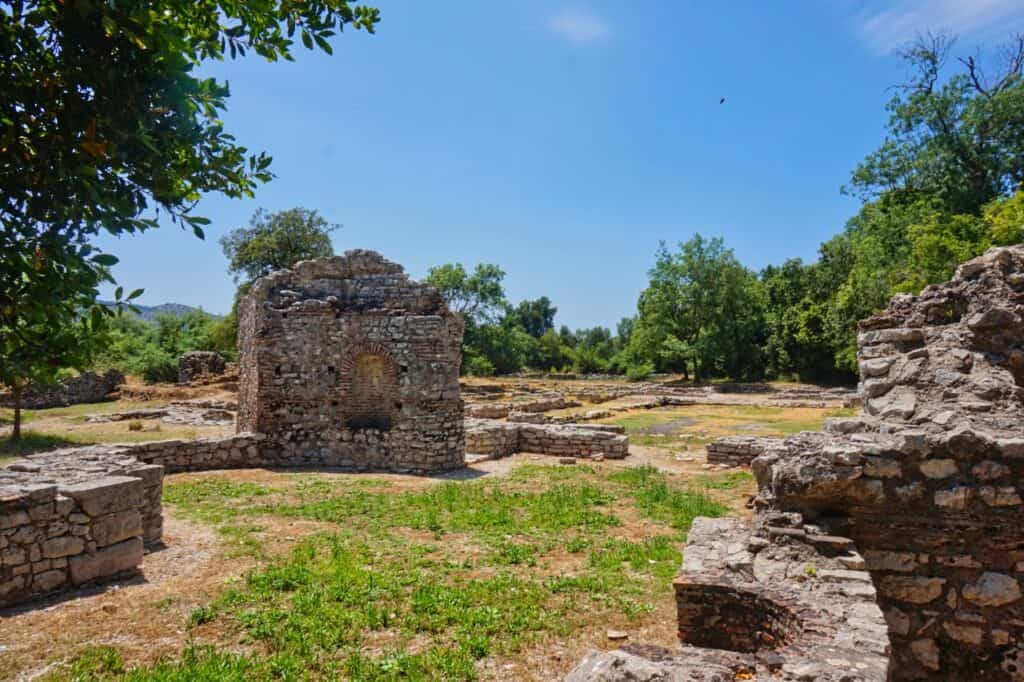 Ruinen in Butrint Albanien