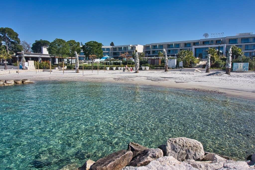 Sandstrand bei Poreč ist der Val Marea Sandy Family Beach.