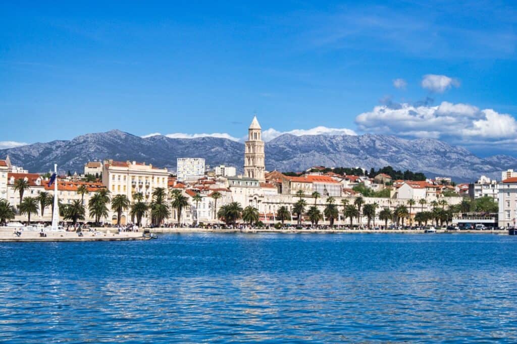 Der Blick auf das Stadtpanorama ist für uns eine der schönsten Split Sehenswürdigkeiten