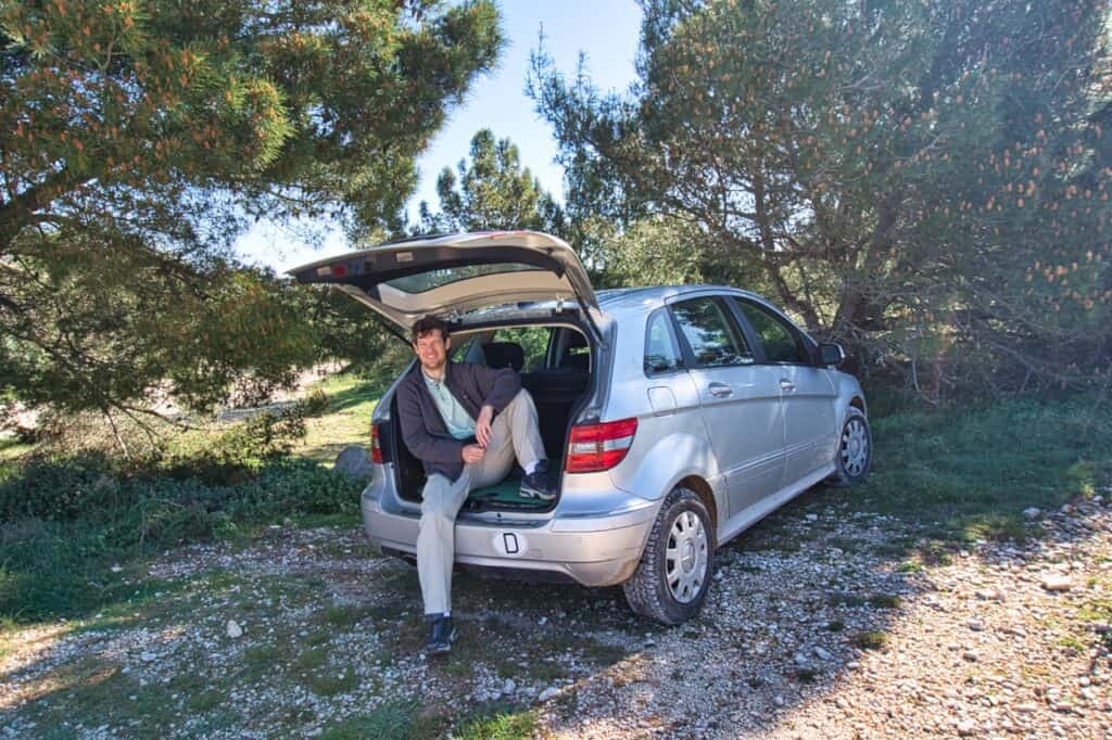 Chris berichtet von seinen Erfahrungen mit dem Auto am Kap Kamenjak.