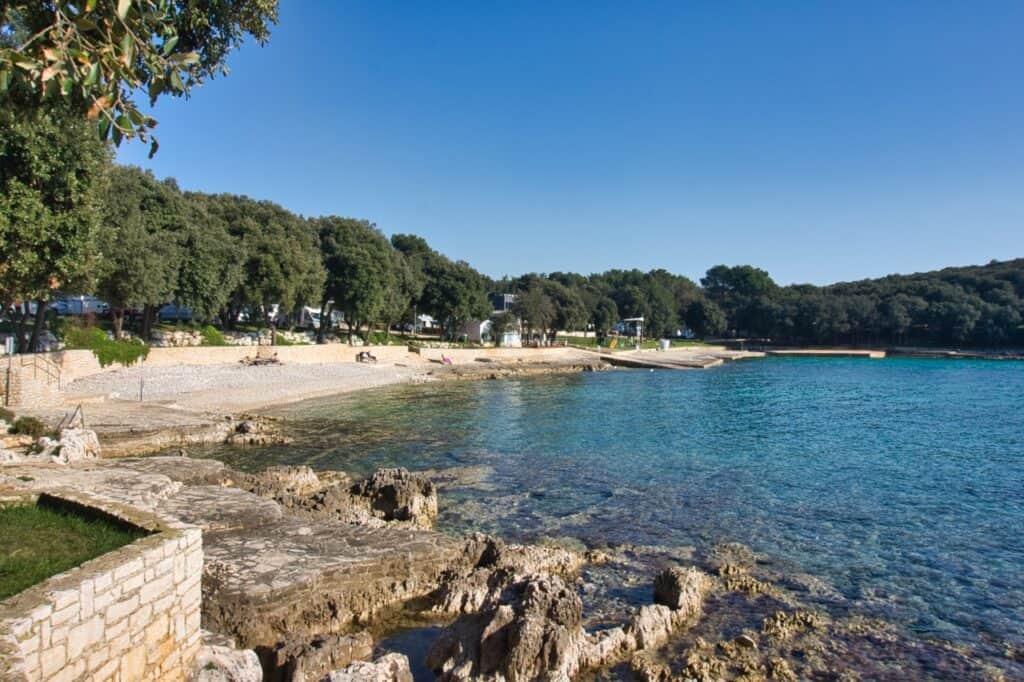 Der Porto Sole Beach in Vrsar.
