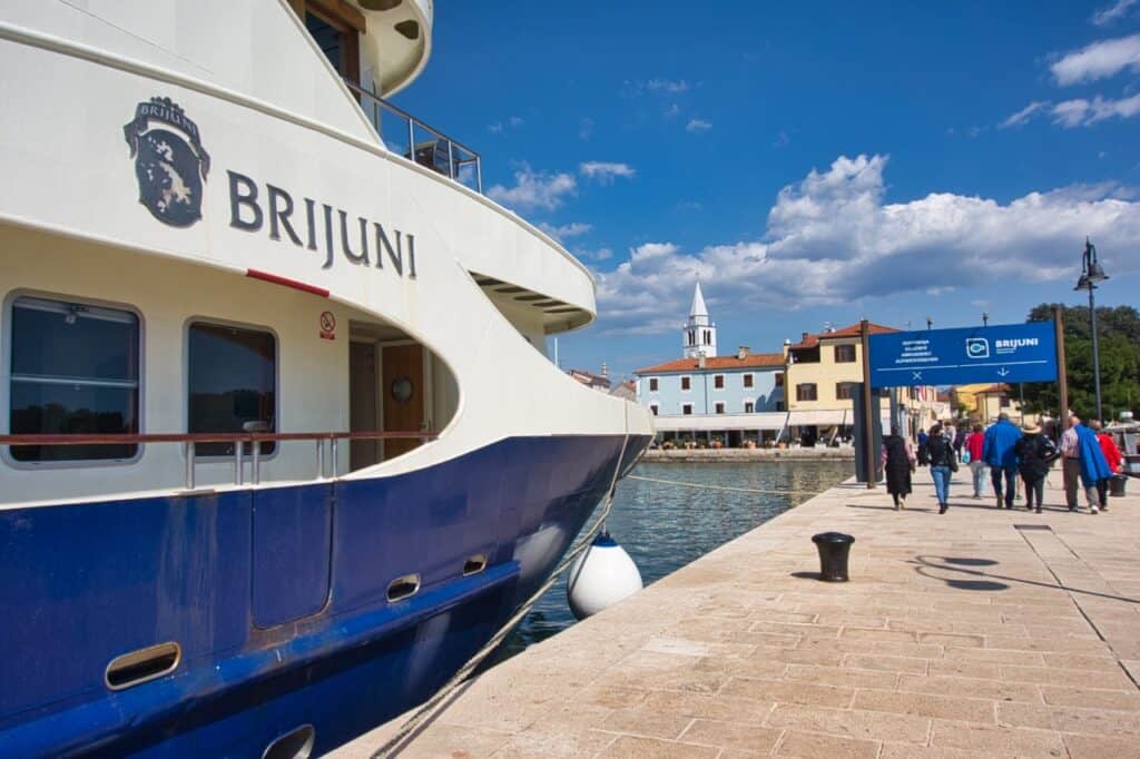 Ein Ausflug mit dem Boot von Fazana ist der Brijuni Nationalpark.